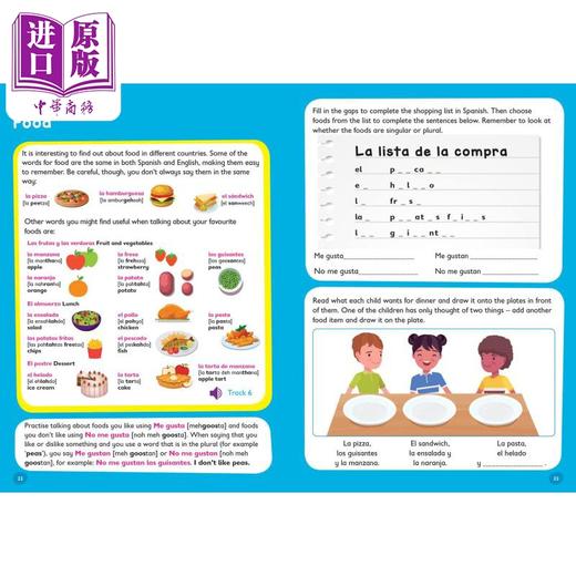 【中商原版】Spanish Ages 7-9 Collins Easy Learning 英文原版 柯林斯易学儿童：西班牙语 7-9岁 KS2 西语西文学习 商品图4