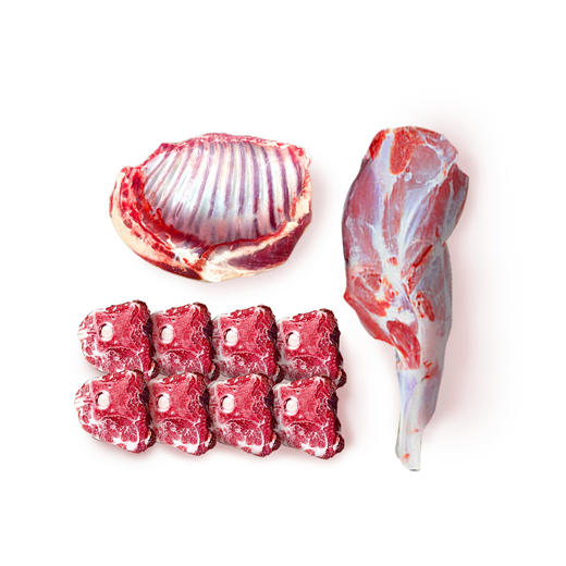 【不含蘸料 立减40元】【臻羊礼·精选版】羊肉礼盒3.08kg 羊肉净含量3千克，内含1.5kg羊前腿 1.0kg羊蝎子 0.5kg羊排 商品图3