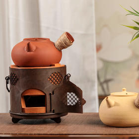 广诚行两用红泥炉、朱砂壶与月光壶