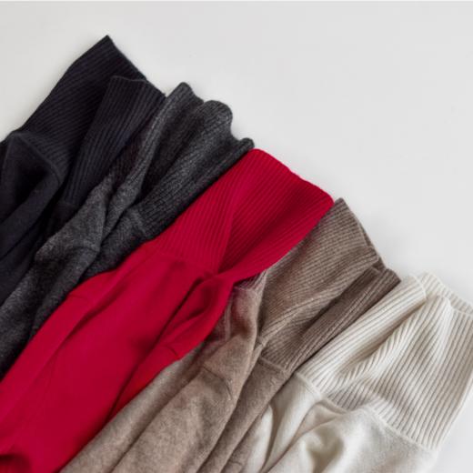 7天内安排发出  雪莲集团旗下老牌国货红莲羊绒衫，纯羊绒长袖针织毛衣 圆领220g/樽领200g 商品图9