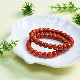 南红老型珠手串