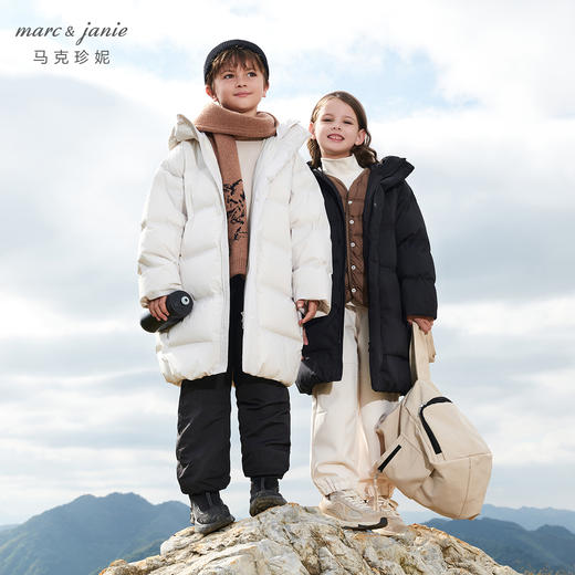 【三防】男童超轻加厚无缝长款羽绒服2024秋冬新款241566 商品图1