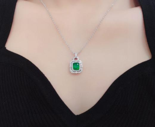 2.6ct刻面祖母绿吊坠 商品图3