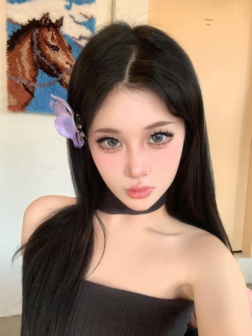 susugirl日抛 芝麻奶芙/榛子可可/甜心奶泡/胆小乌云/暴躁蓝莓/菠菜行动 14.2mm  日抛无售后！！灰棕蓝 商品图8