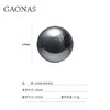 GAONAS 925银仿珍珠耳饰 钢琴黑 经典时尚12mm黑色珠耳钉11125EBL 商品缩略图3