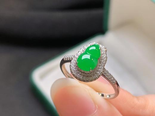 葫芦翡翠戒指 商品图0
