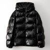 丁摩 290g白鹅绒羽绒服秋冬男女爆款黑金连帽休闲短款外套4ZF-2306 商品缩略图0