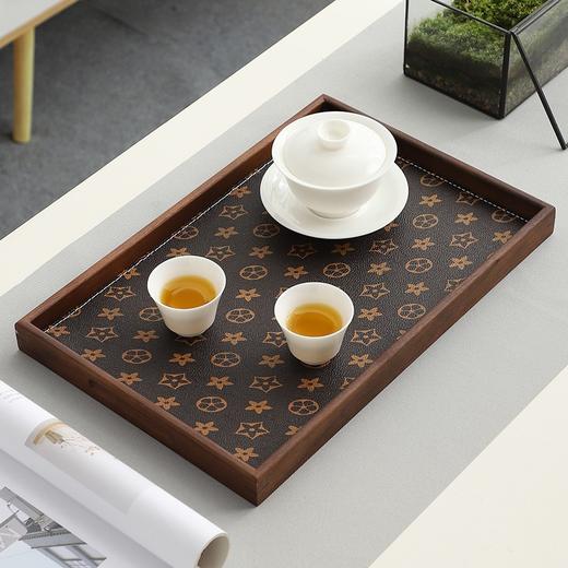 【大中小号可选】娜家皮质老花托盘 商品图3