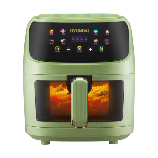HYUNDAI现代 空气炸锅QC-ZG5645A（绿色） 商品图1