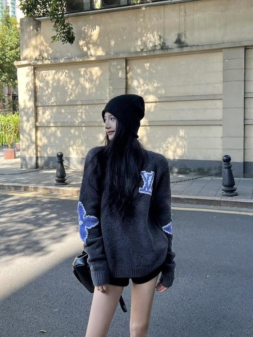 驴家滑雪SKI系列大logo泰迪毛衣新品爆款预警男女同款（UY*DY） 商品图3