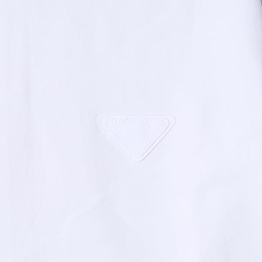 59938秋冬季新款时尚个性美式街头纯色拼接倒三角休闲圆领长袖T恤百搭 商品图3