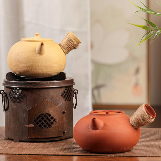 广诚行两用红泥炉、朱砂壶与月光壶 商品图1