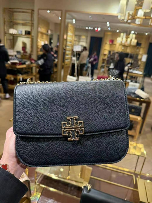 黑五价💰2299❗️❗️TB最新款britten 中号链条包，全荔枝纹牛皮设计高级感满满 商品图0