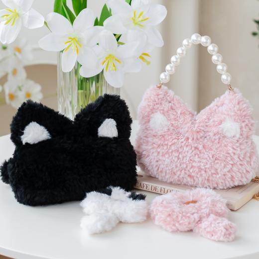 苏苏姐家喵喵子母包手工DIY编织棒针毛线团自制包包材料包 商品图2