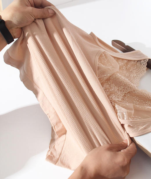 【团购】外贸品牌 定制 弹性大花边 塑身背心  托胸聚胸 商品图6