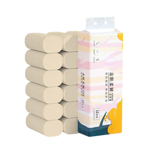 【自营】竹叶情竹浆本色卷纸25g*24卷ZYQ-51015 商品图3