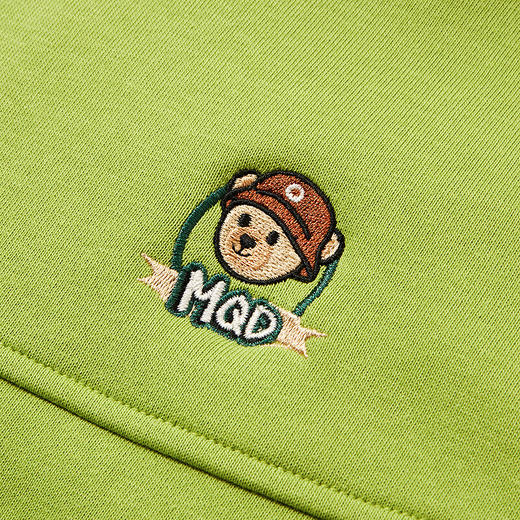 【MQD】童装男大童春新款学院风潮酷休闲字母连帽外套 商品图3