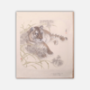 罗玉鑫国画33x33CM《六合之六·亥寅（虎）》一1平尺手绘纸本工笔国画作品[原作编号GH0388] 商品缩略图0
