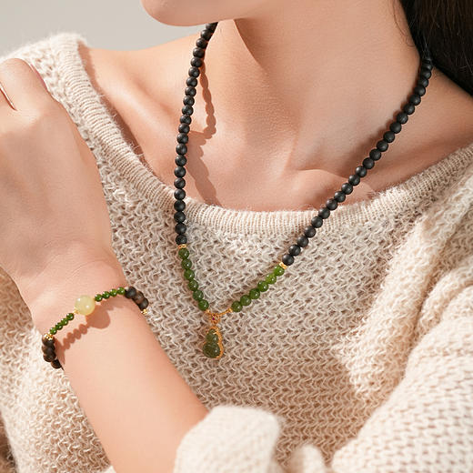 【福禄·和田玉葫芦降真香项链】敦煌福泽小众轻奢祈福降真香项链 商品图3