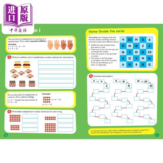 【中商原版】Mental Maths Ages 5-7 Collins Easy Learning 柯林斯易学儿童 心算数学 5-7岁 英文原版 KS1小学数学练习 商品图3