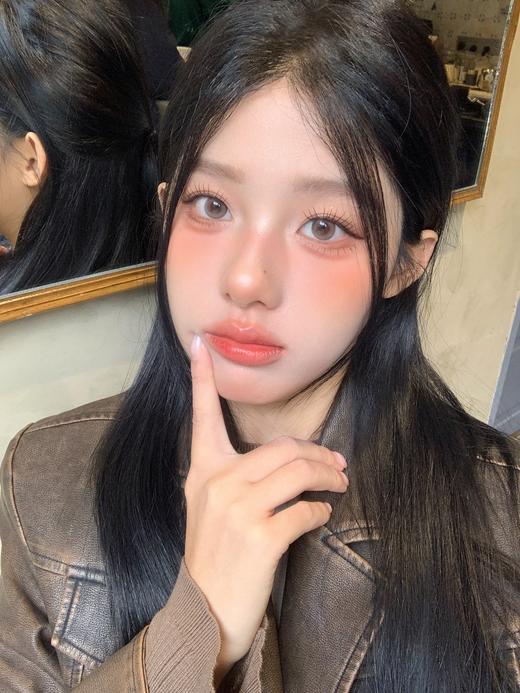 susugirl日抛 芝麻奶芙/榛子可可/甜心奶泡/胆小乌云/暴躁蓝莓/菠菜行动 14.2mm  日抛无售后！！灰棕蓝 商品图4