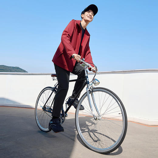 柒牌轻户外连帽夹克男2025春季新款时尚百搭中青年休闲外套茄克衫128K71310 商品图5