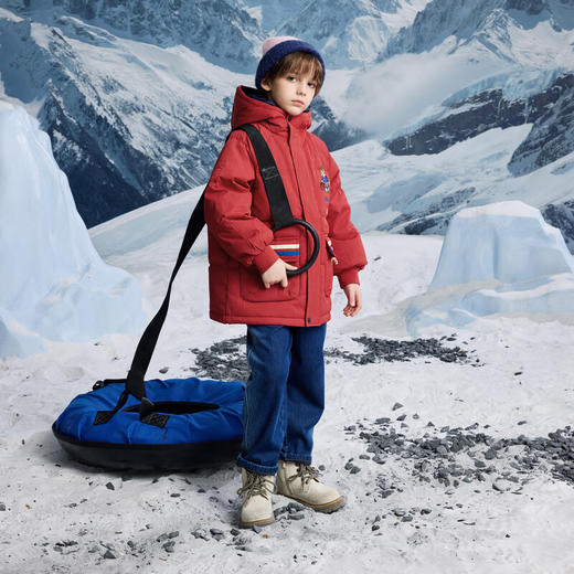 【MQD】童装男大童冬新款加厚保暖学院风羽绒服 商品图2