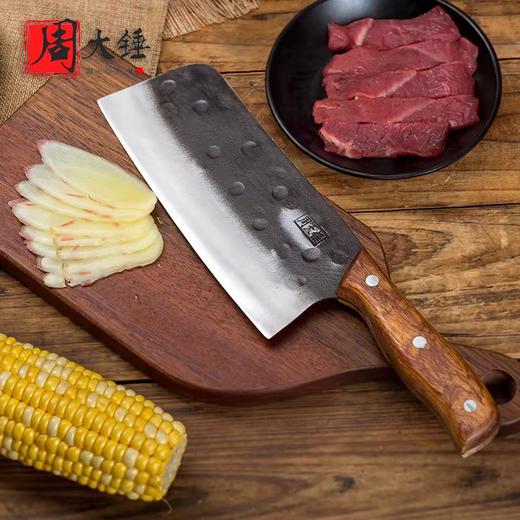 【周光兴非遗手作 | 多种刀具】非遗传承人亲制 纯手工全钢锻打！菜刀砍刀尖刀都有，锋利耐用~ 商品图5