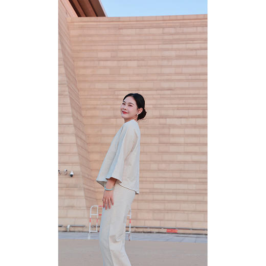 【2026东衣作】奶杏•阔腿裤(24709759玉色) 商品图1