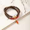 【好事花生·沉香南红双圈手串】敦煌福泽小众轻奢祈福沉香手串 商品缩略图1