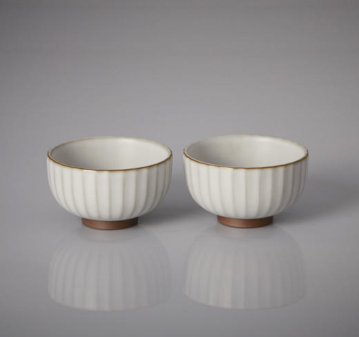 【活瓷陶器】荣登小茶杯2只装130ml 商品图0