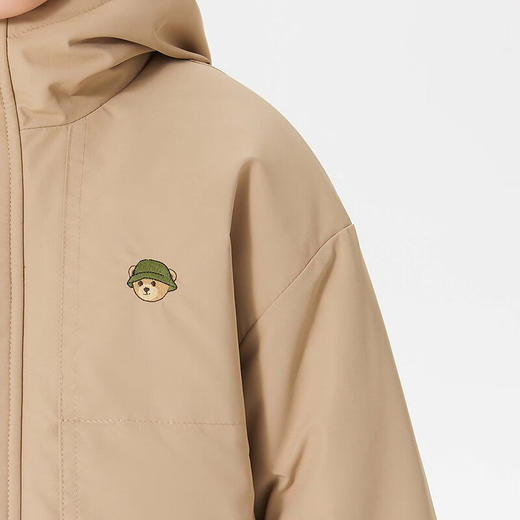 【MQD】童装三防男大童冬新款户外大口袋保暖防风连帽棉服 商品图2