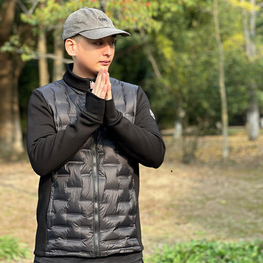 多威防风跑步运动白鸭绒男拼接羽绒服2642368 商品图1