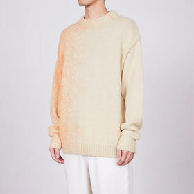 Markaware JUMPER FOGGY DYEING 秘鲁羊驼毛天然染色圆领套头毛衣
