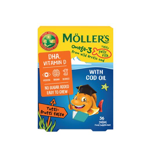Mollers鳕鱼油果冻（水果味）36粒/盒 商品图3