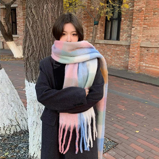 【彩虹围巾，百搭披肩】 商品图10