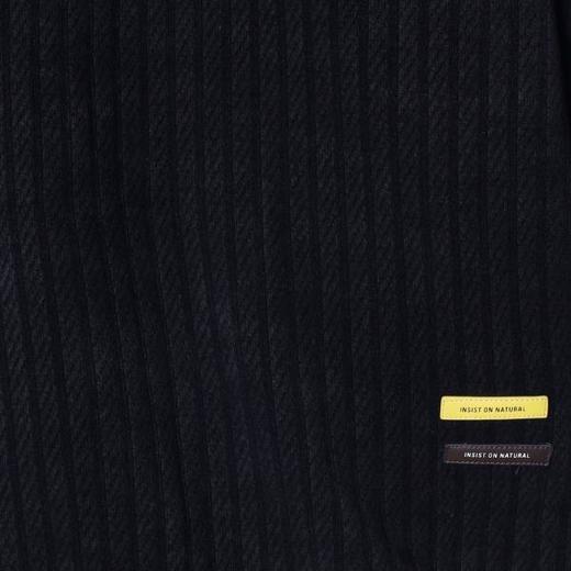 秋冬季新款时尚个性韩版纯色竖纹套头圆领卫衣百搭情侣休闲上衣 商品图3