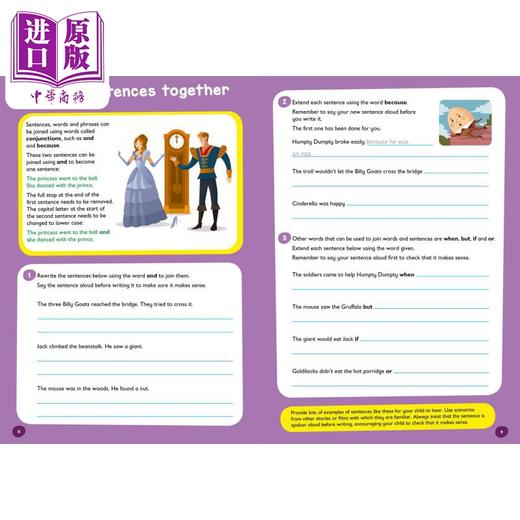 【中商原版】Story Writing Ages 5-7 Collins Easy Learning 英文原版 柯林斯易学儿童 故事写作 5-7岁 KS1小学英语 商品图4