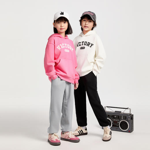 男女童海岛绒连帽卫衣新款安奈儿童装小程序专享EM441619 商品图6