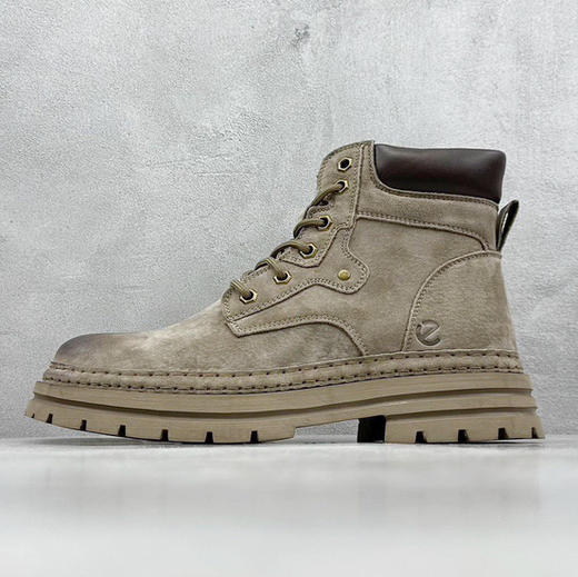 ECCO男士真皮大黄靴马丁靴 商品图0