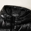 丁摩 290g白鹅绒羽绒服秋冬男女爆款黑金连帽休闲短款外套4ZF-2306 商品缩略图3