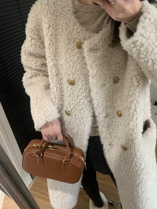 羊羔毛长款外套 商品图2