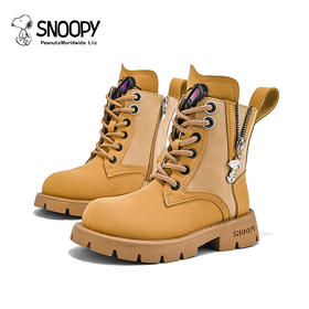 特价清仓【史努比】童鞋马丁靴大黄靴高简靴时尚洋气26-37