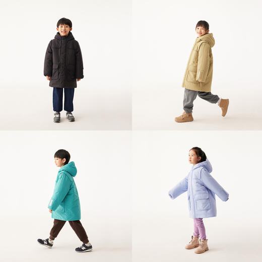 【冬Vol.1】幼岚童装「太阳羽棉」学生大衣耐穿保暖蓬松24冬新儿童男女童外套ZY 商品图2
