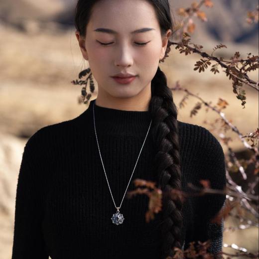 【三怙主系列】莲花吊坠 慈悲圣物 醍醐原创 藏式饰品 商品图1