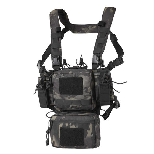 【500D尼龙 防泼耐造 堆料狂魔】轻量化多功能战术运动训练背心胸挂/洗漱包/钓鱼包ds（dq） 商品图8