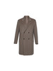 callisto卡其色绵羊毛毛呢大衣 商品缩略图0