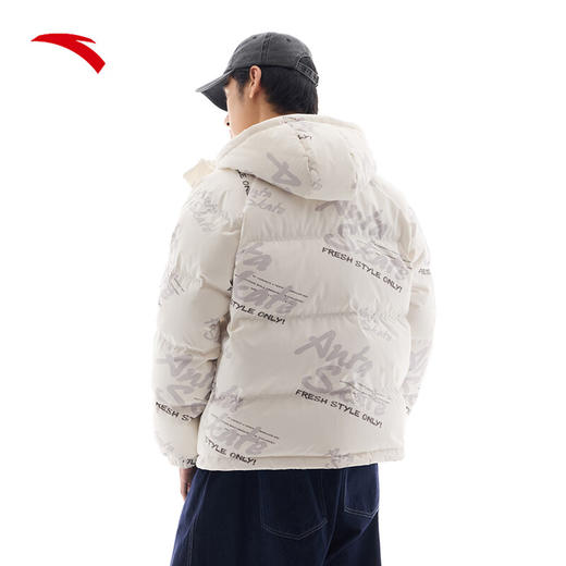 安踏（ANTA）速暖羽绒服 男女同款冬季保暖防风防泼水连帽羽绒风衣服172448901 商品图3