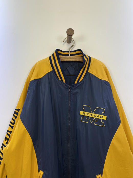 90年代 Vintage 密西根大学 棉服 夹棉外套_CTJK(XL) 商品图1