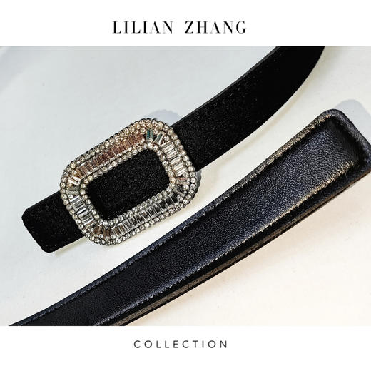 LILIAN ZHANG 搭配单品——轻奢——搭配绽放镶钻光芒腰带 2413002 商品图1